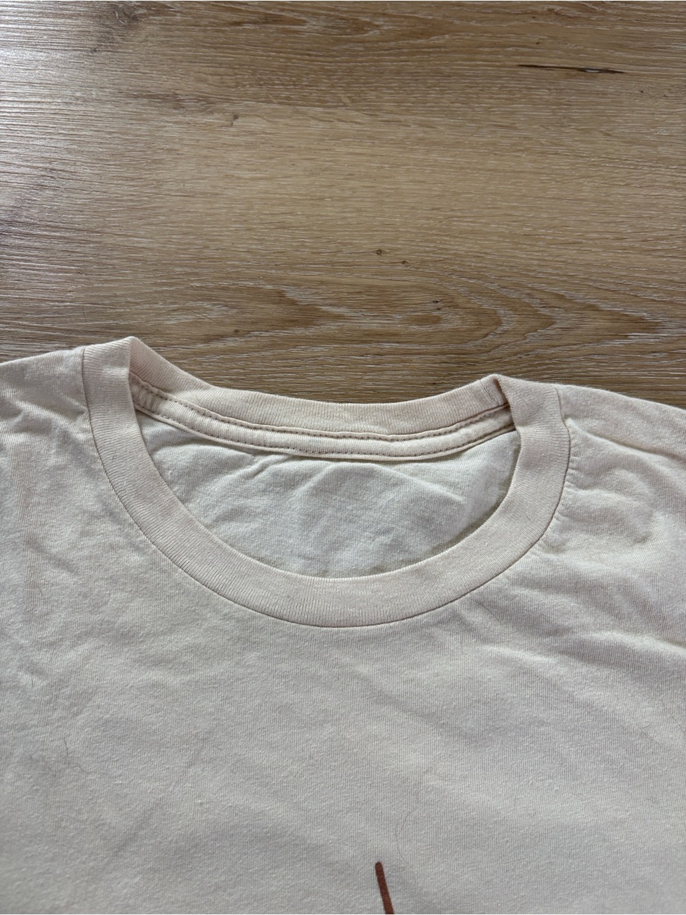 Iowa Cream Graphic Tee with Sunset Stripe Print - Picture 3 of 4